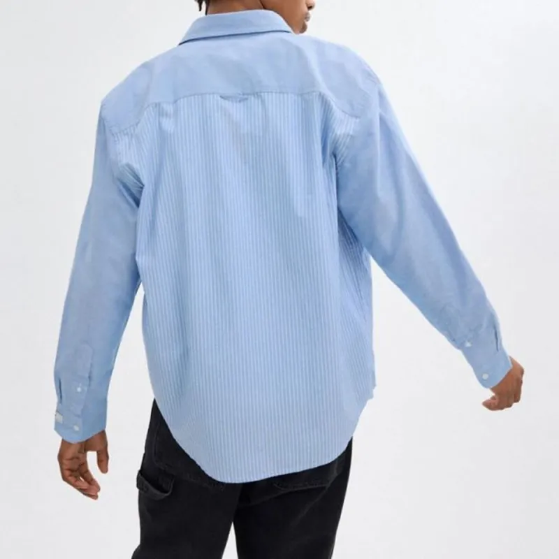 COACH Shirts Men Blue-3