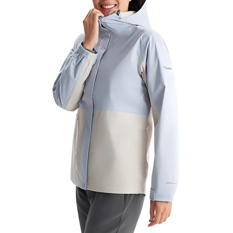 Columbia Outdoor Hiking Windproof Windbreaker Jacket Women's Blue-1