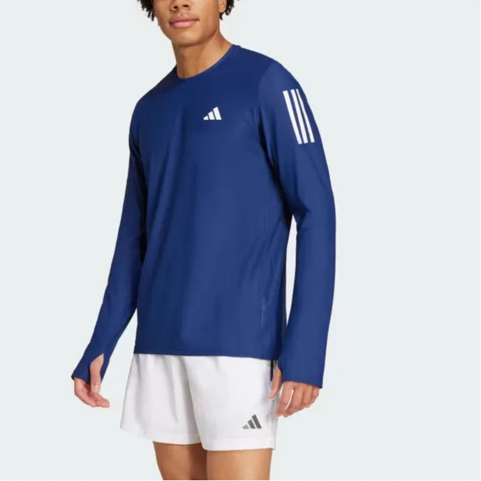 Adidas Free Shipping With AdiClub Own The Run Long Sleeve Tee-2