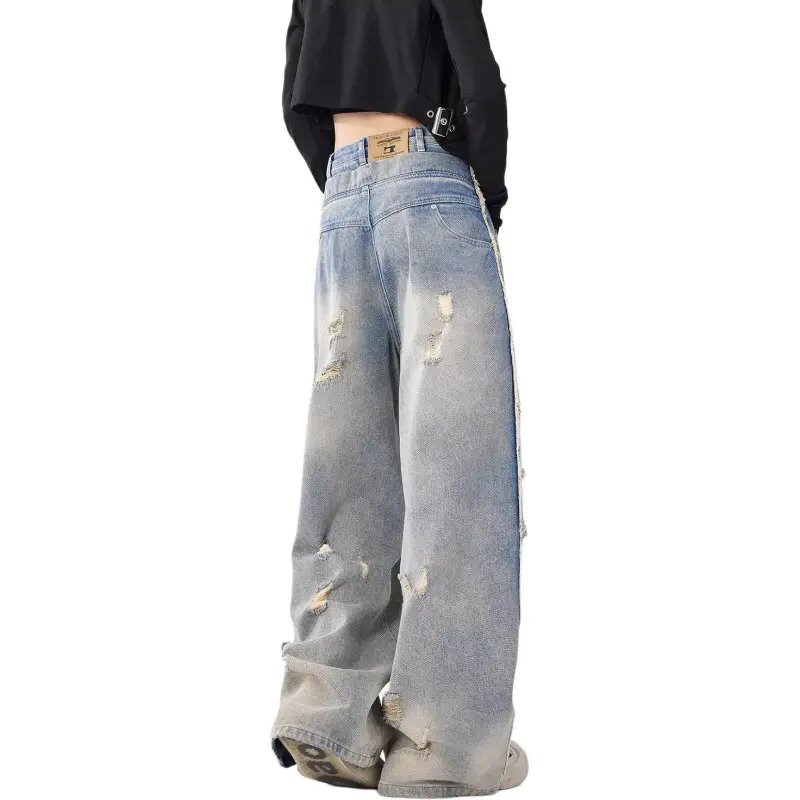 Concubine Zhu Jeans Women's Vintage Blue-2