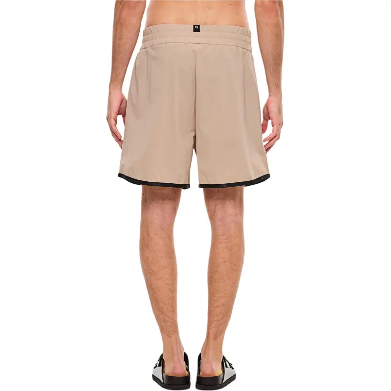 FENDI Logo Printed Bermuda Shorts-3