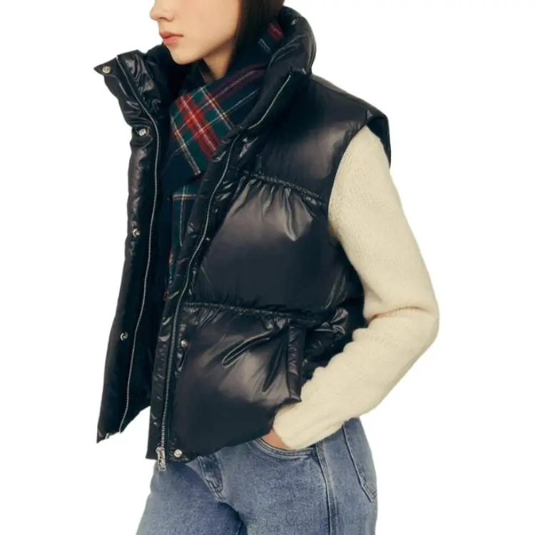 GUESS Vests Women's Black-5