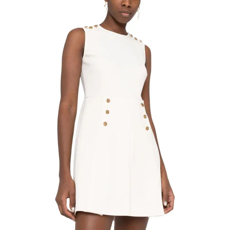 RED VALENTINO Sleeveless Dress Women's Ecru-2