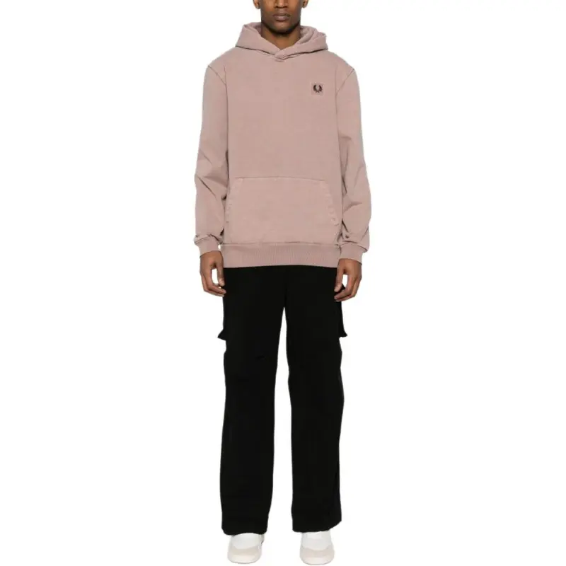 FRED PERRY Logo appliqué Hoodie-2