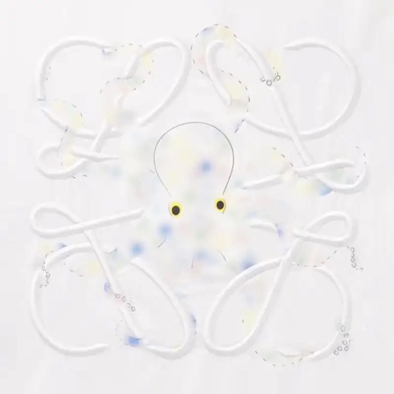 LOEWE Octopus Anagram Crewneck T-Shirt-4