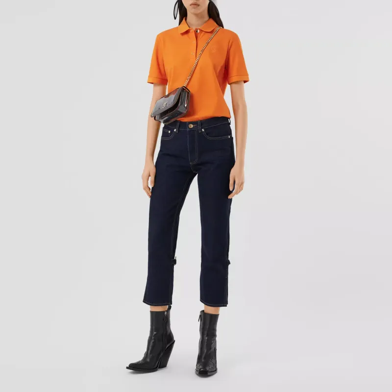 Burberry Polo Shirts Women's Bright Orange-2
