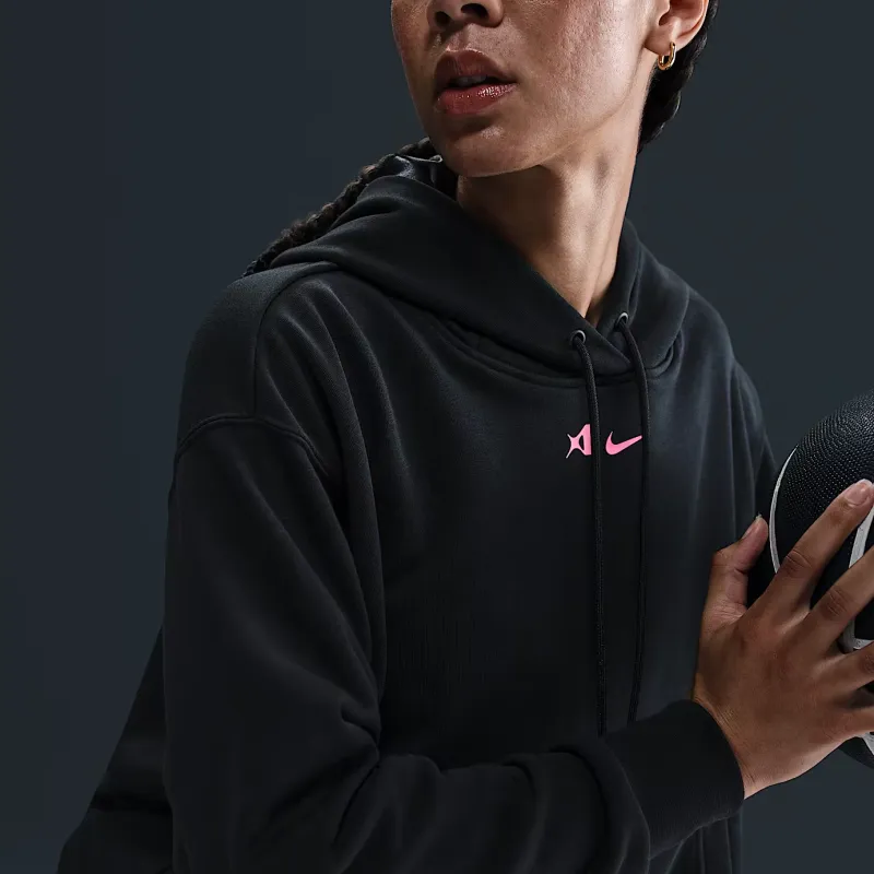 Nike A'ja Wilson Women's Oversized Cropped Basketball Hoodie-3
