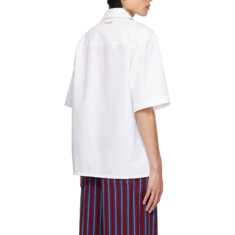 MARNI Bespoke Printed Logo Embroidered Shirt-4