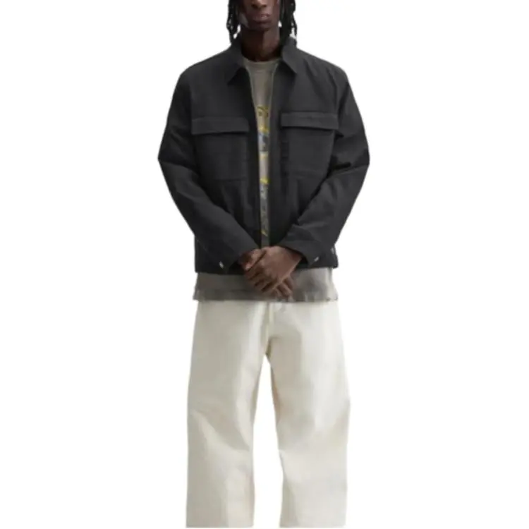 ZARA Jackets Men Black-2