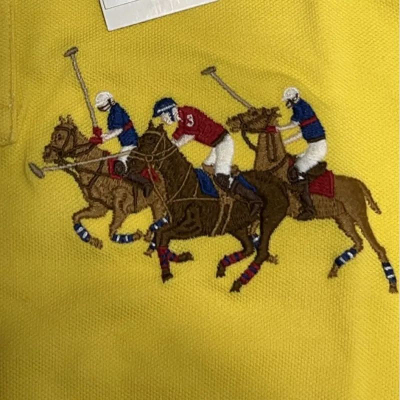 Polo Ralph Lauren SS22 Polo Shirt Men's Yellow-6