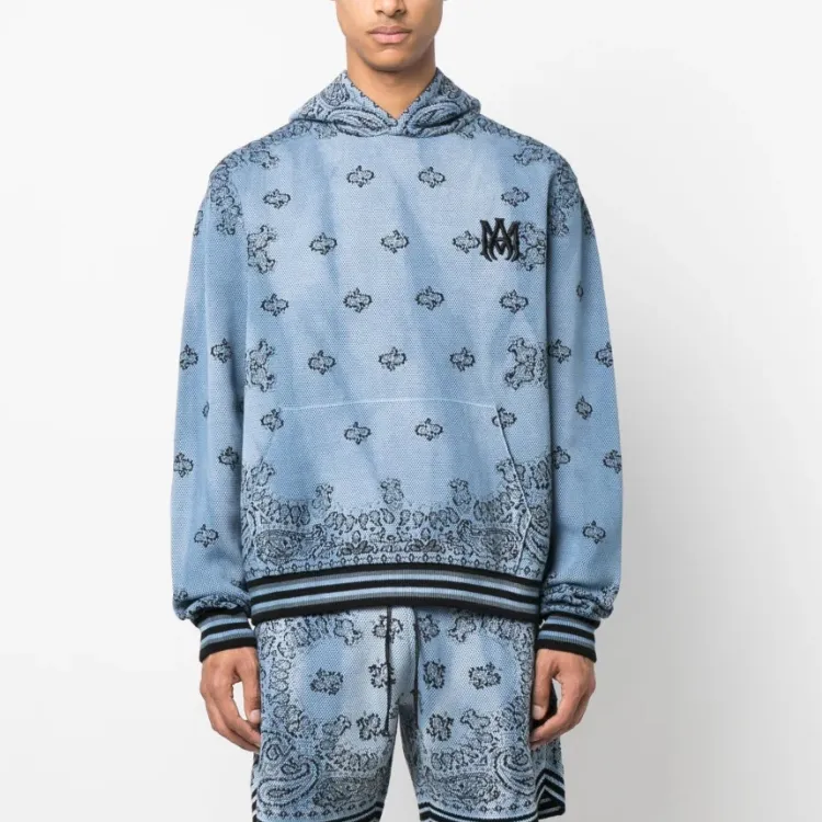 AMIRI Bandana Basketball Hoodie-1