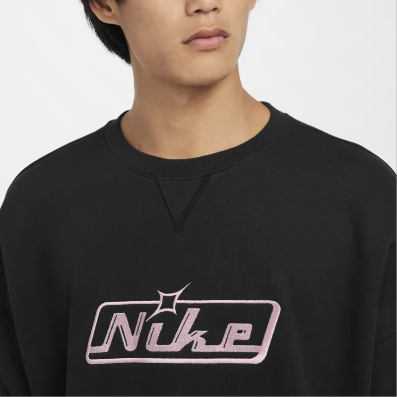 Nike Club Sweatshirt Unisex Black/Enamel Pink-4