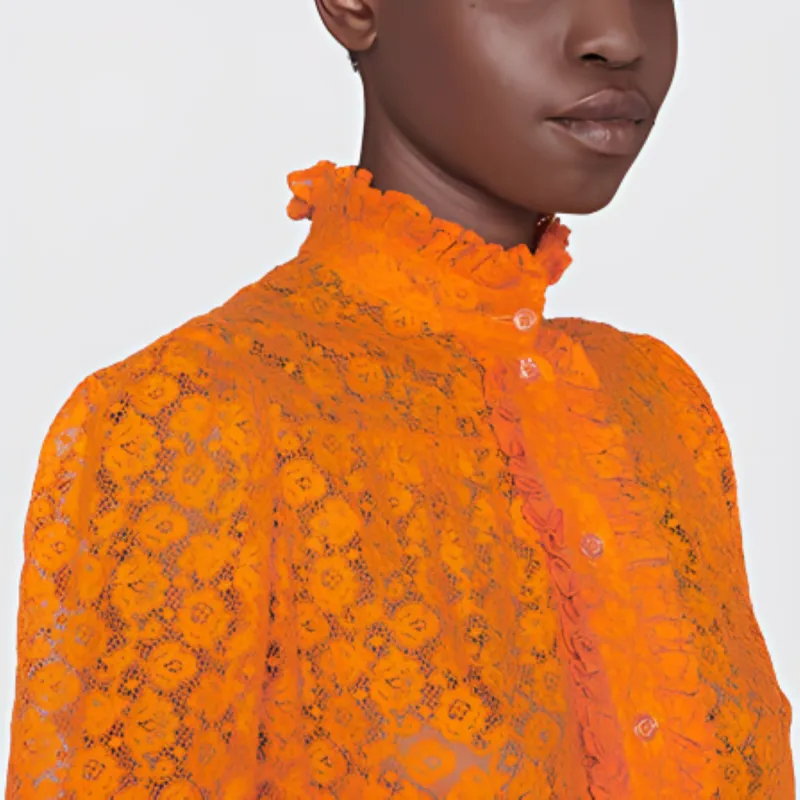 The North Face X GUCCI X The North Face Shirts Women's Orange-4