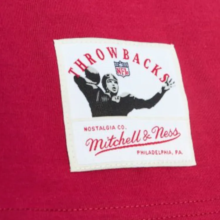 Mitchell Ness T Shirts Men Brick Red-2