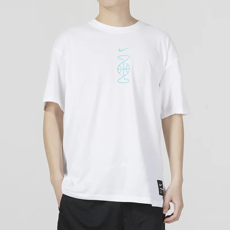 Nike SS23 Resistant High Basketball Series T Shirts Men White-2