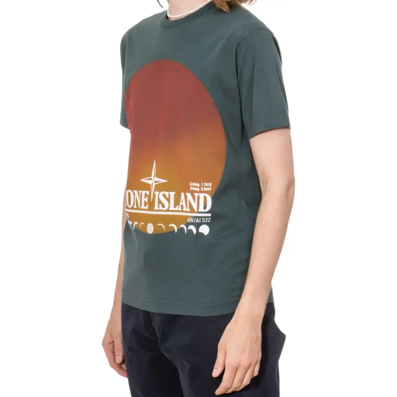STONE ISLAND FW22 T Shirt Men's Green-3