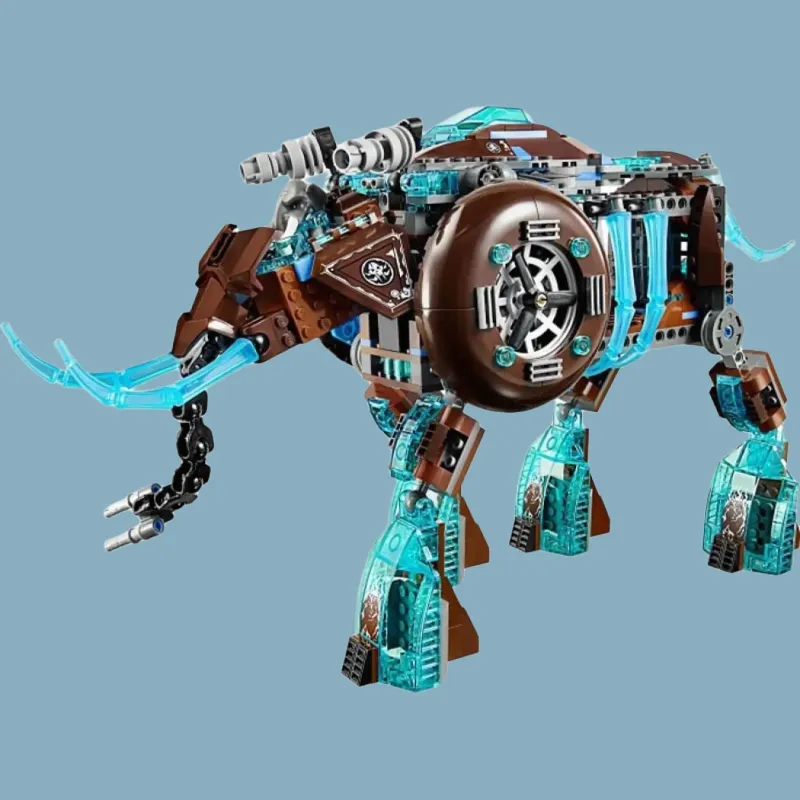 LEGO Elephant Queen's Ice Machine Made Mammoth Building Blocks 670pcs 70145-4
