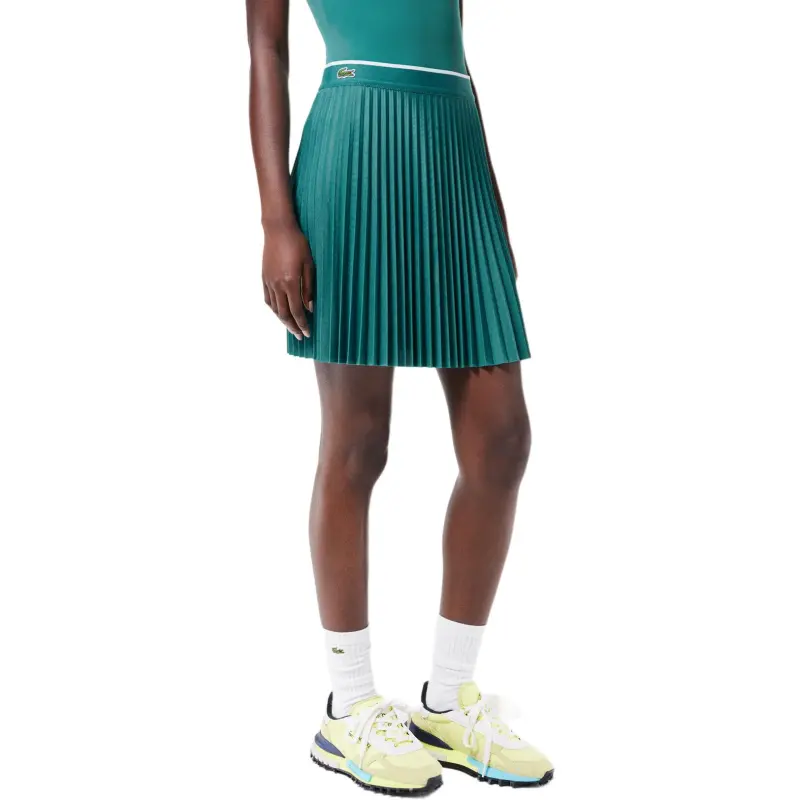 LACOSTE Casual Short Skirts Women's Tide Blue-3