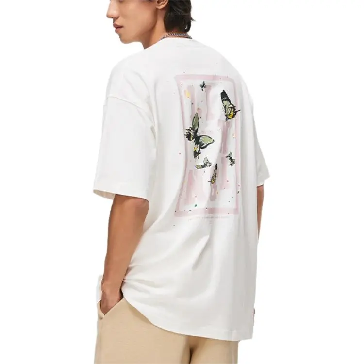 LiNing Chinese Culture Series T Shirt Men's White-3