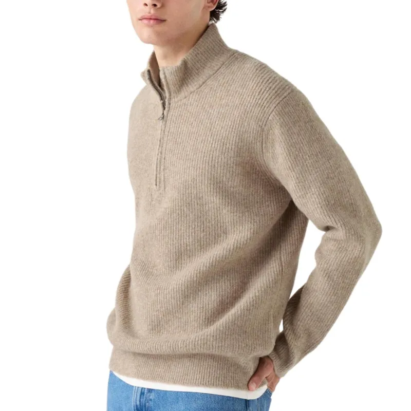 UNIQLO Sweater Men's Dark Beige-1