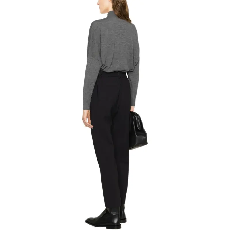 Brunello Cucinelli High Waist Tapered Pants-3