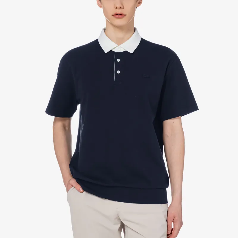 LACOSTE Polo Shirt Men's Dark Blue-3