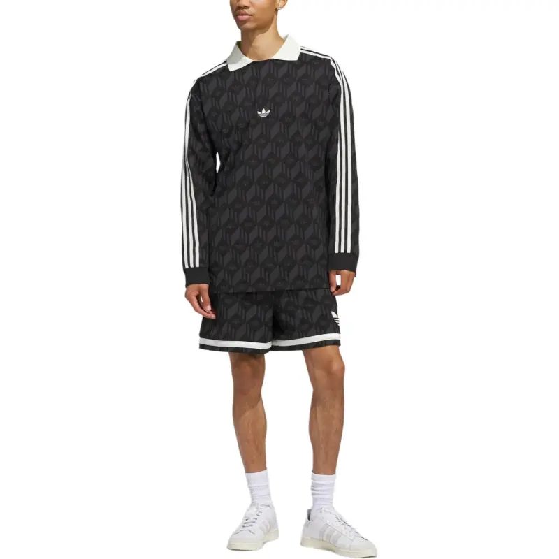 Adidas Originals Trefoil patterned Track Shorts-1