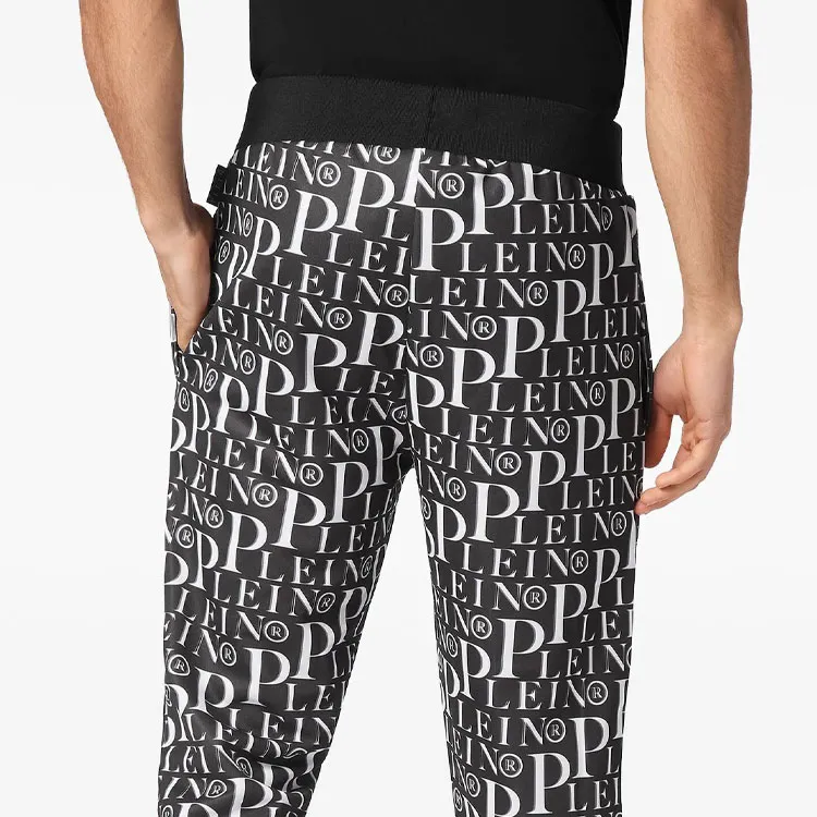 PHILIPP PLEIN All over Logo print Track Pants-5