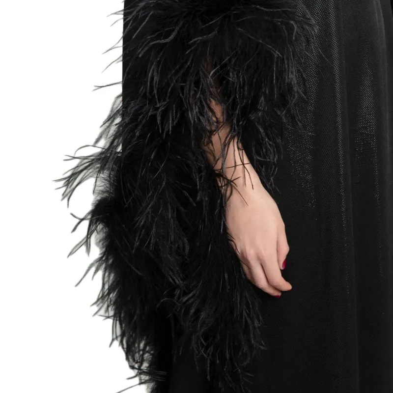 Gemy Maalouf Long-Sleeved Dresses Women's Black-4