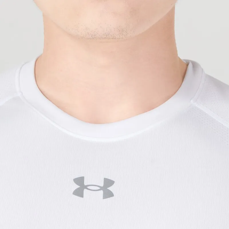 Under Armour T Shirts Men White-4