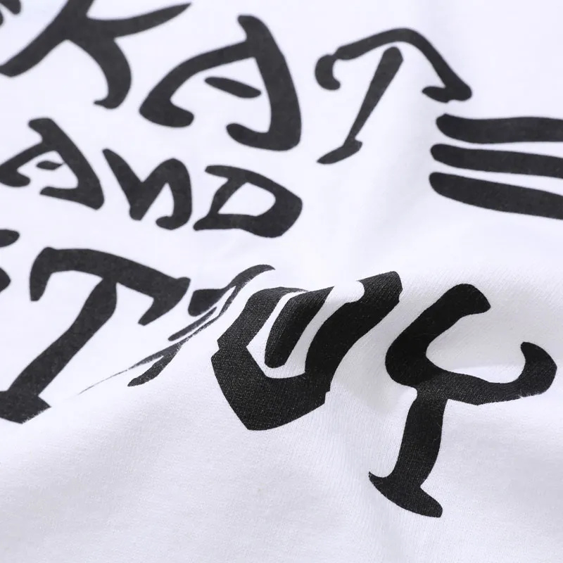 Thrasher T Shirt US Version Unisex White-4
