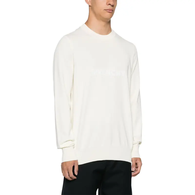 Givenchy Logo Embroidered Knitted Jumper-3