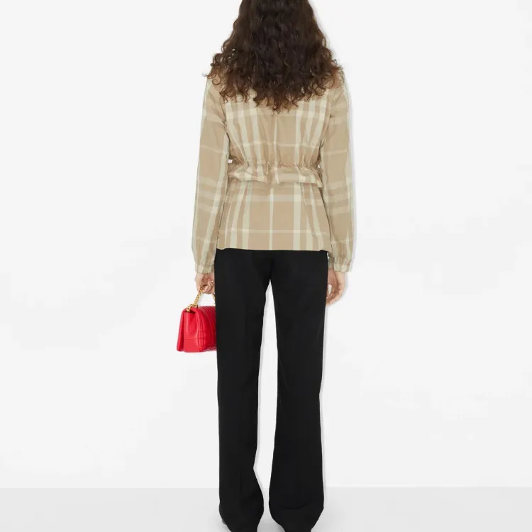 Burberry Jacket Women's Soft Yellow Brown-2