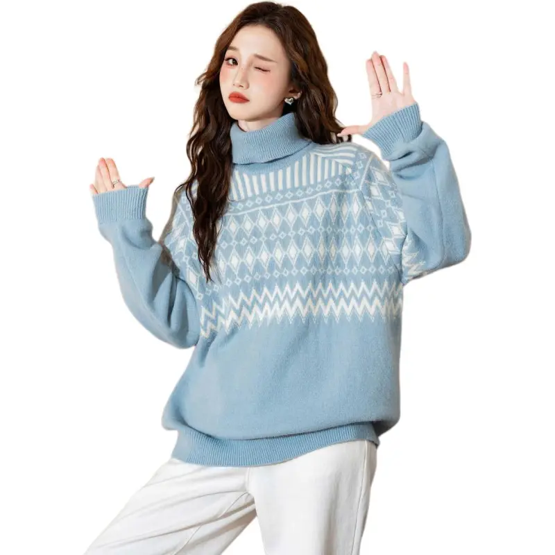 Tonlion Sweater Women's Moonlight Blue-1