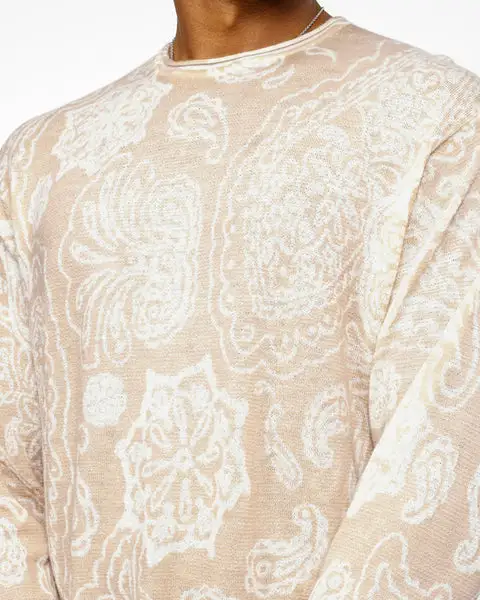 Stussy SS24 Drop2 Paisley Sweater - POIZON Stussy SS24 Drop2 Paisley Sweater - POIZON