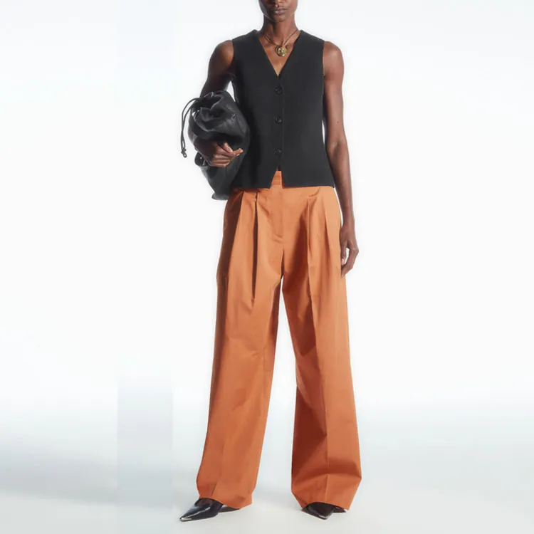 COS Casual Pants Women's Orange-1