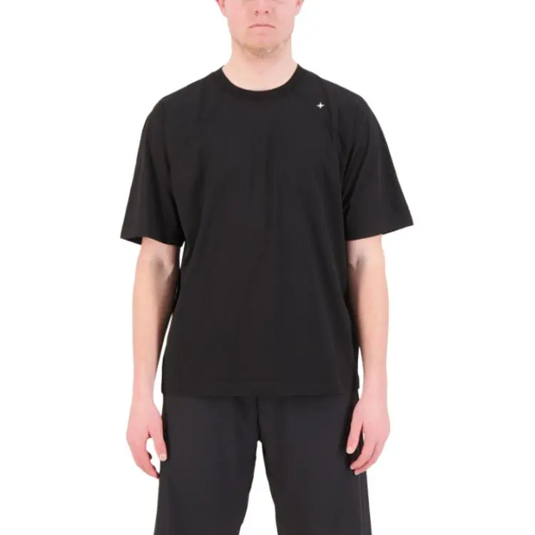 STONE ISLAND STONE ISLAND STELLINA Series SS24 T Shirt Men's Black-3