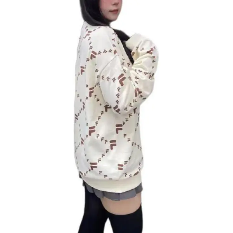 FILA FUSION FOB Sweatshirt Unisex Antique Style White-3