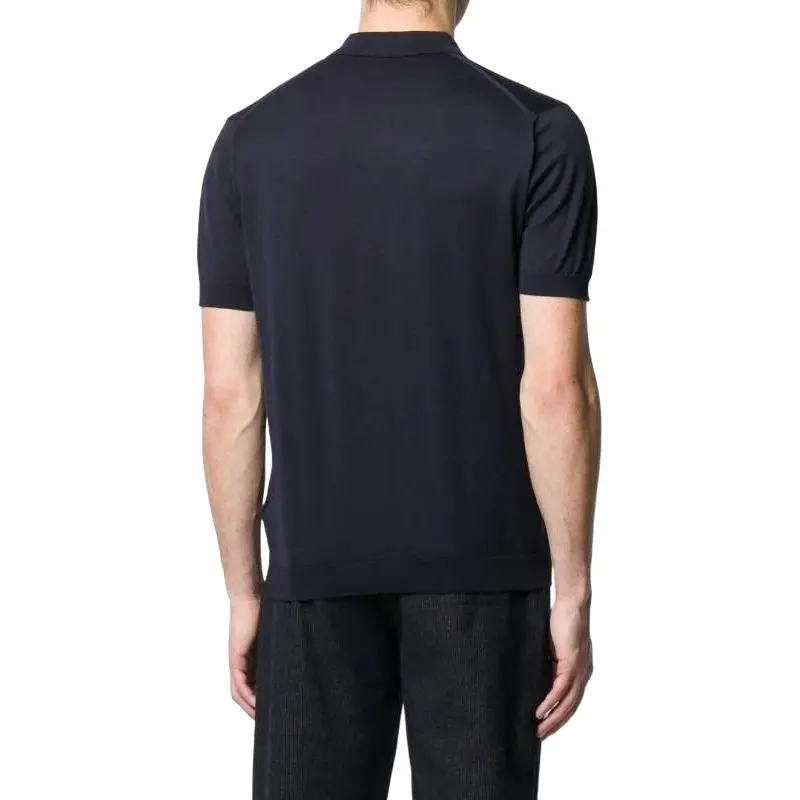 JOHN SMEDLEY Polo Shirt Men's Marine Blue-2