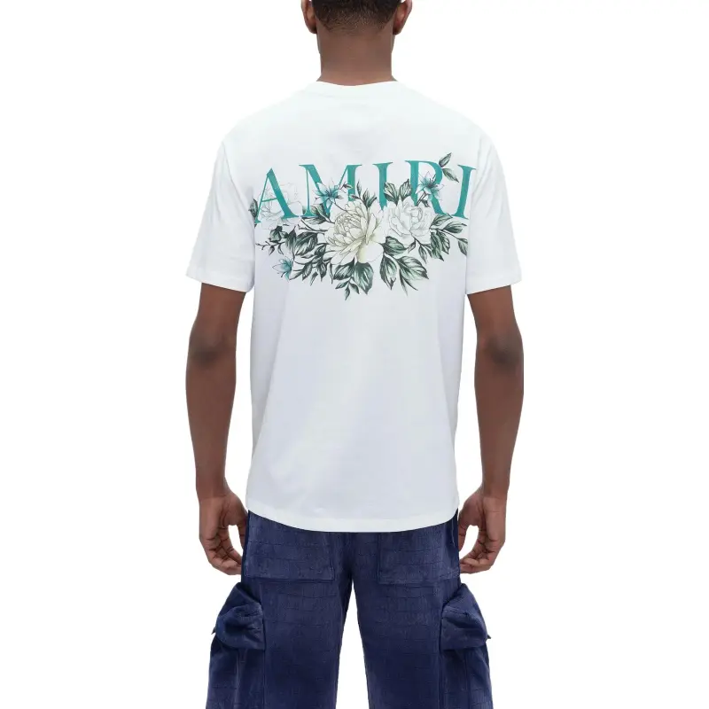 AMIRI Floral Logo Tee-3
