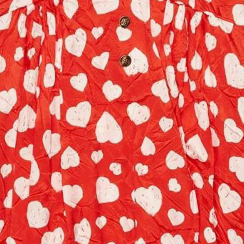 Balenciaga FW22 Short-Sleeved Dresses Women's Red-3