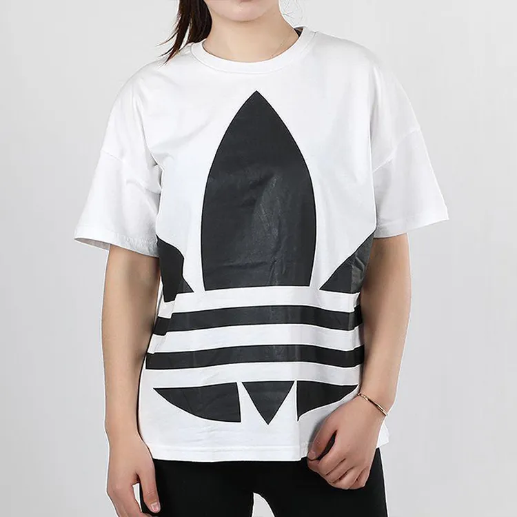 Adidas Originals Set in Sleeve T Shirt Women's White-2