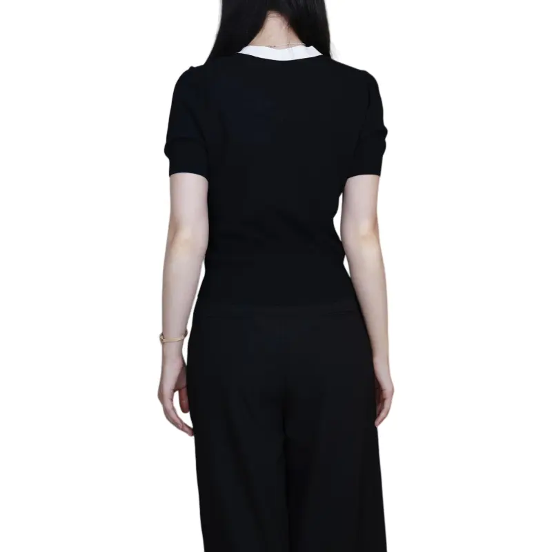 TKY SHOP Knitwear Women's Simple Black-2