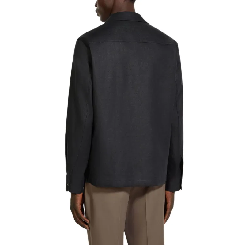 Ermenegildo Zegna Oasi Lino Overshirt-2