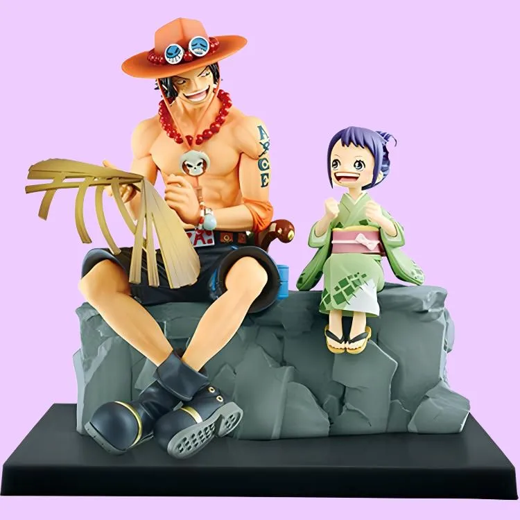 BANPRESTO Portgas D. Ace One Piece Ichiban Kuji Akashi No Kuni Act 2 A Reward Emorial Vignette Bonus Gifts-4