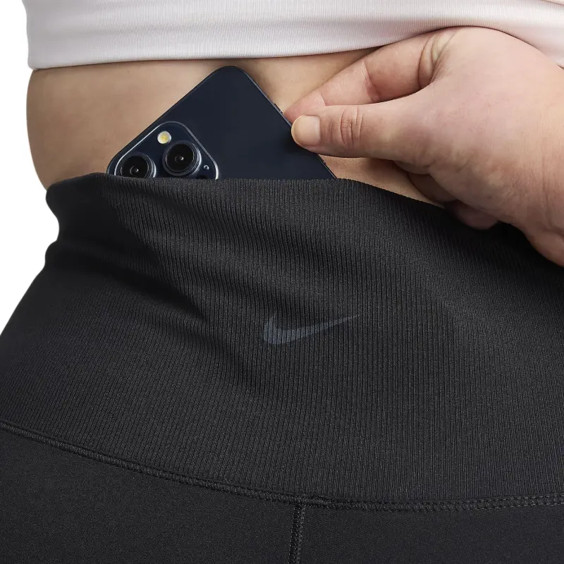 Nike One Rib Women's High-Waisted 5' Biker Shorts Plus Size-4