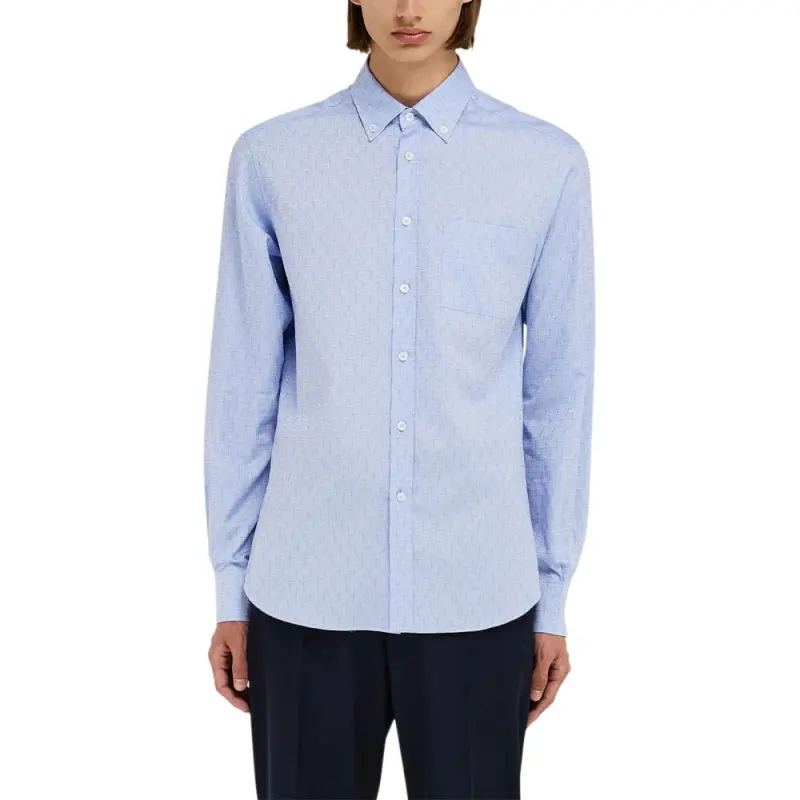 Ferragamo Jacquard Button down Jacket-2