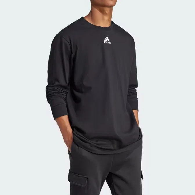 Adidas BRAND LOVE T Shirts Men Black-4