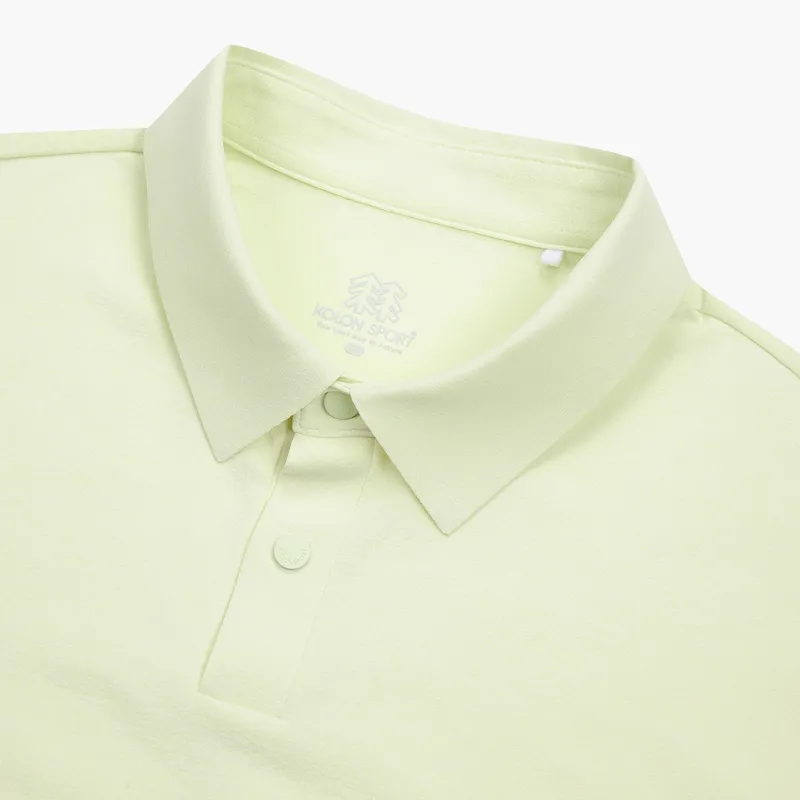 KOLON SPORT Polo Shirt Men's Light Yellow-2