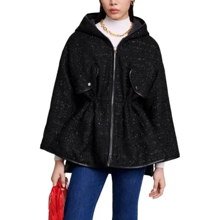 Maje Puffer Jacket Women's Black-1